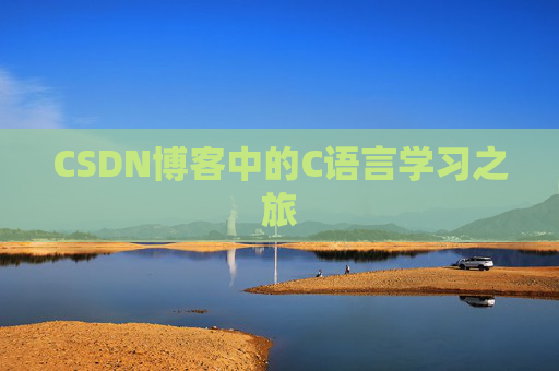 CSDN博客中的C语言学习之旅